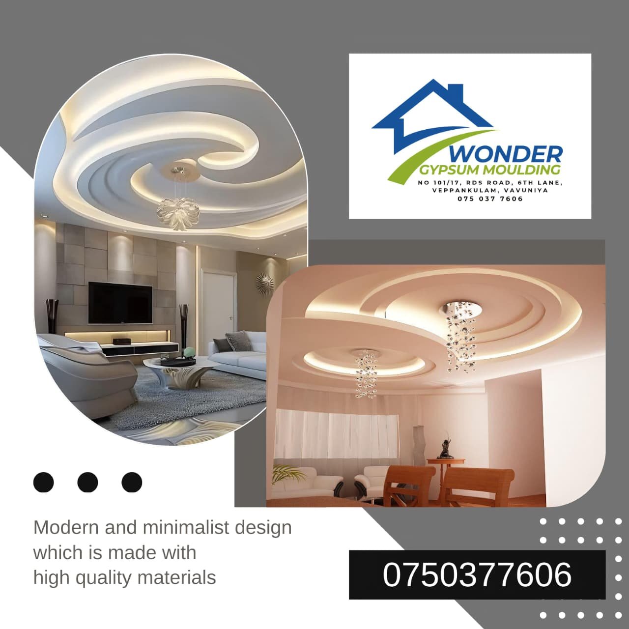 Electrical wiring services advertisement in Vavuniya